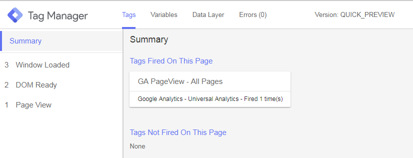 Automated Tests For Google Tag Manager's dataLayer