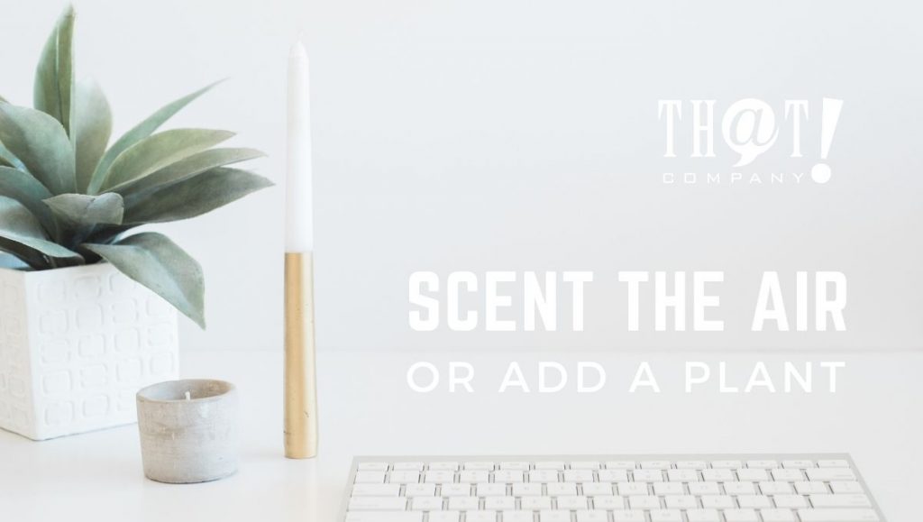 Enjoy Your Remote Workspace with Scent or Plants