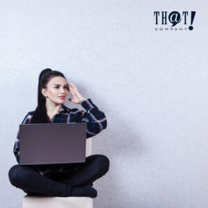 Basic SEM Positions | A Girl Sitting In Front Of Her Laptop