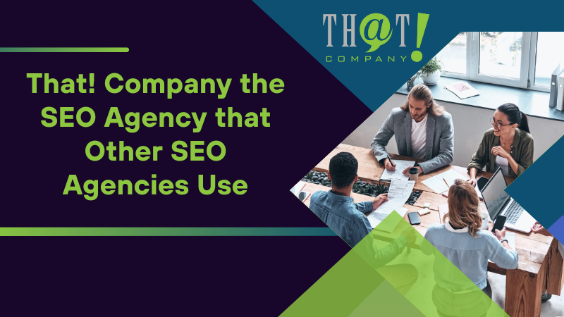 That Company the SEO Agency that Other SEO Agencies Use