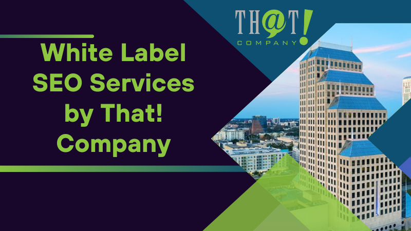 White Label SEO Services by That Company