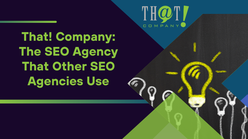 That Company The SEO Agency That Other SEO Agencies Use