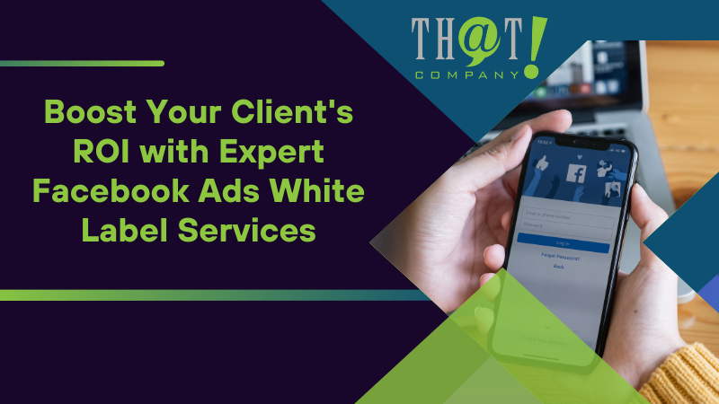 Boost Your Client's ROI with Expert Facebook Ads White Label Services