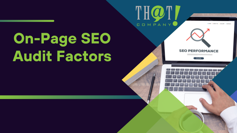 On Page SEO Audit Factors