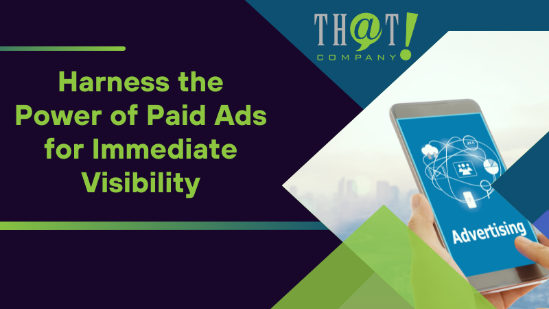 Harness the Power of Paid Ads for Immediate Visibility